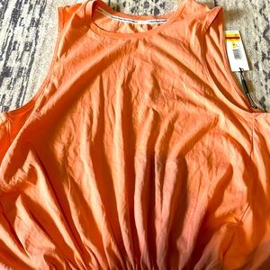 Calvin coral tank top m NWT